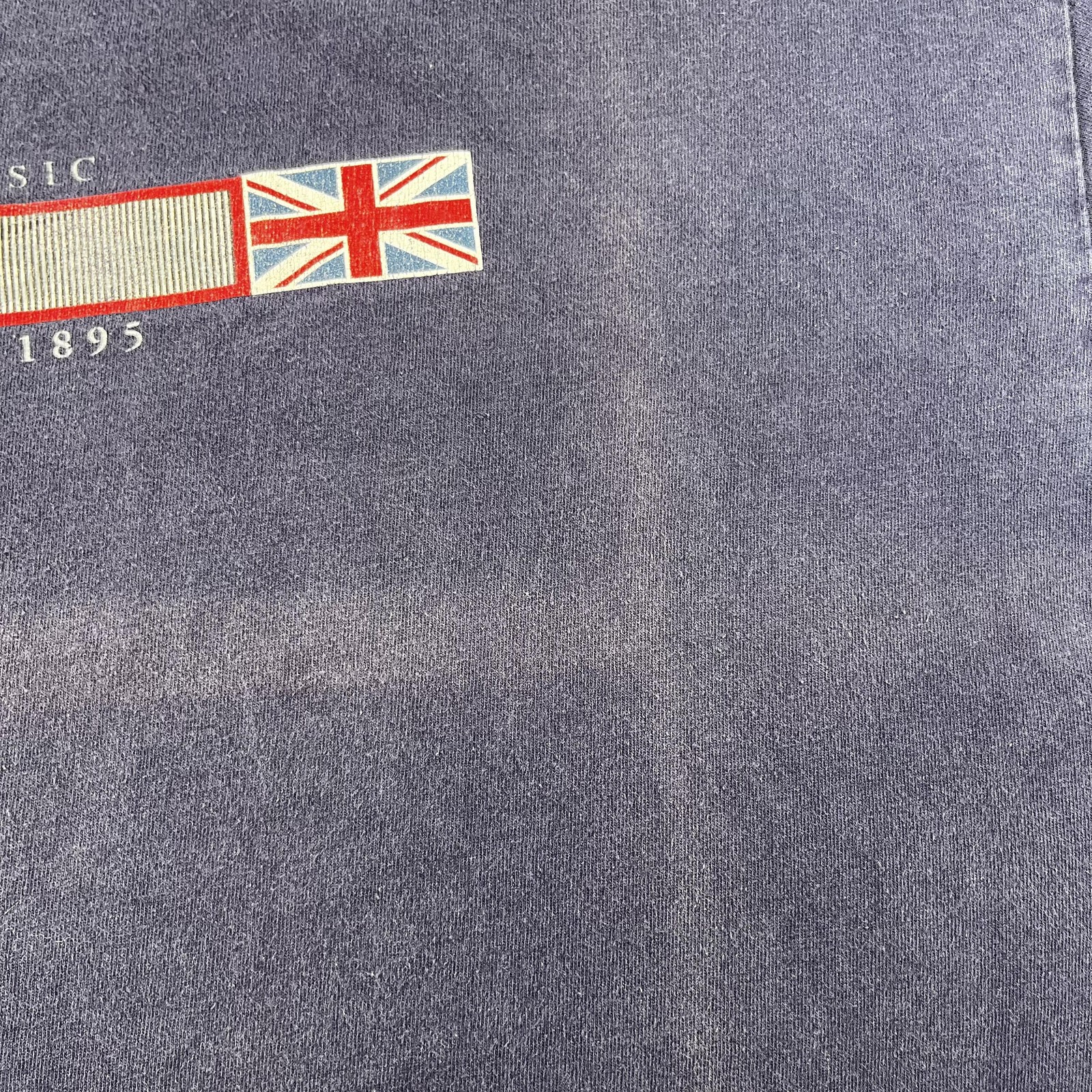 Vintage Reebok Shirt Mens XL Navy Blue Classic Union Jack Flag Sportswear y2k gallery