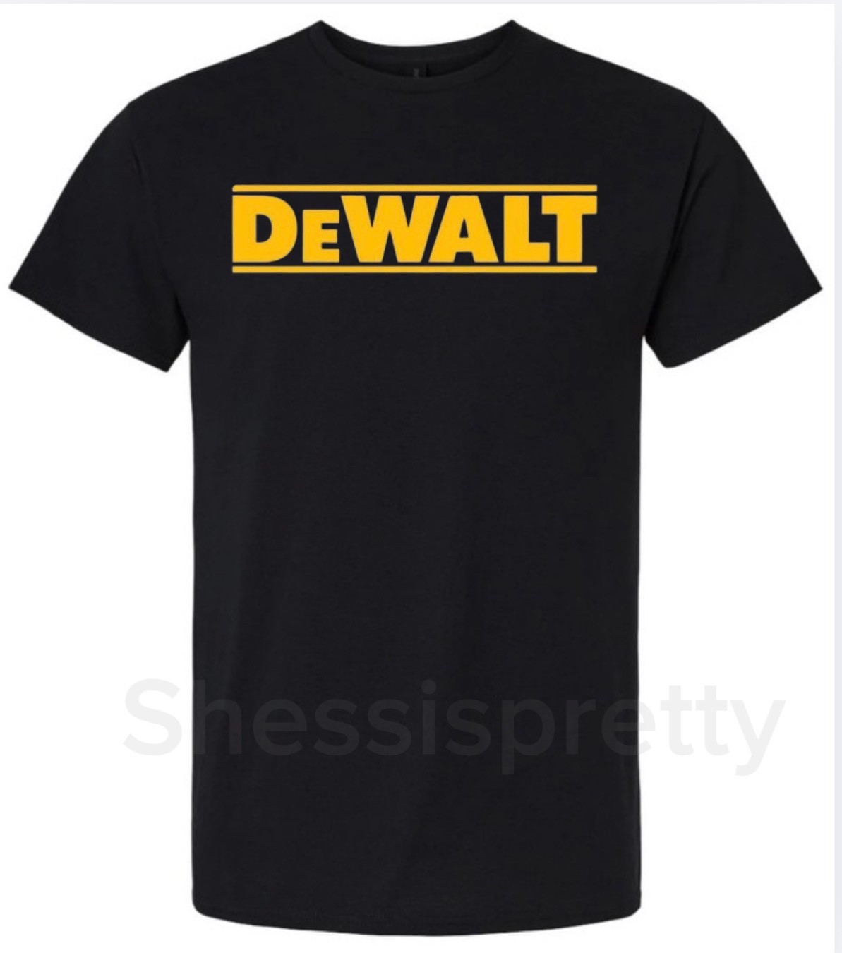 DeWALT Men's T-Shirt – 100% Cotton, Heavy-Duty Work Shirt with Logo gallery