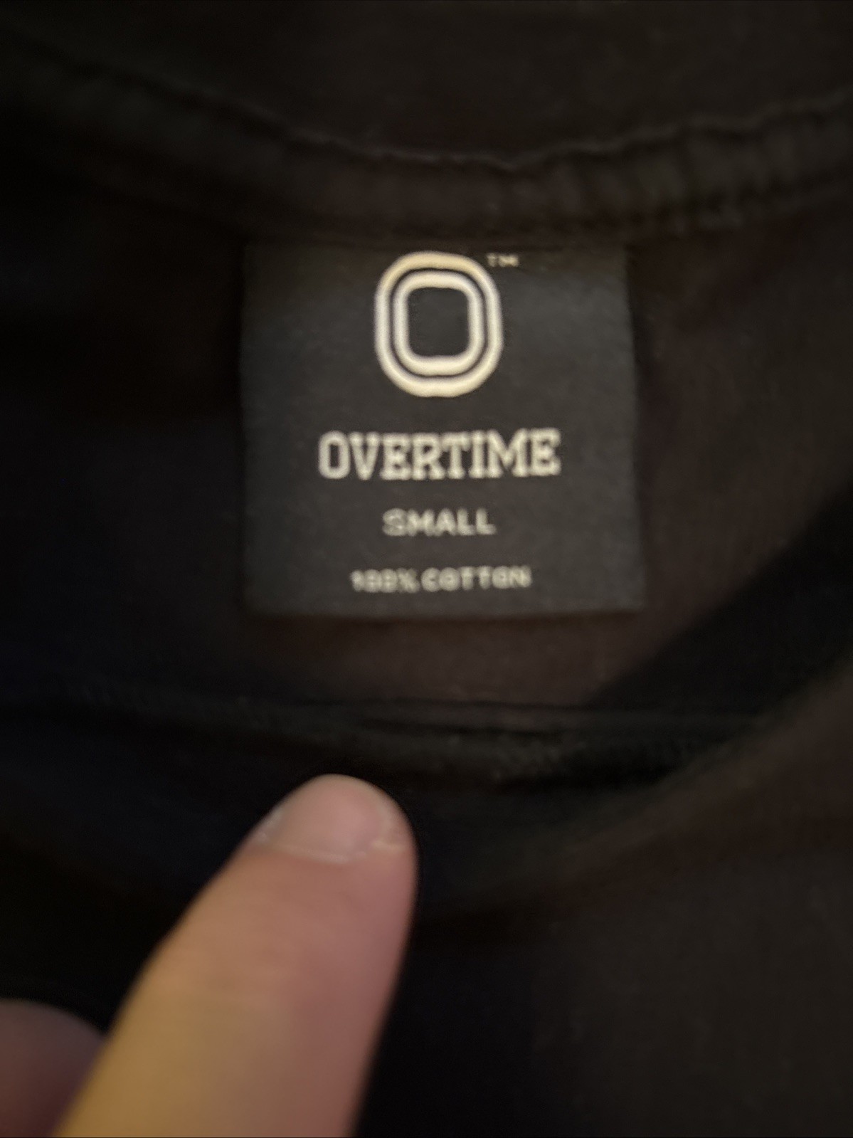 Overtime Black Cold Hearts Men’s Small T-Shirt Short Sleeve gallery