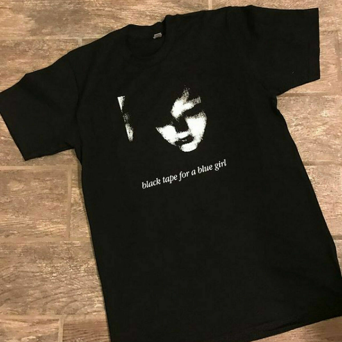 Black Tape For A Blue Girl T-Shirt - Black (all sizes available) gallery