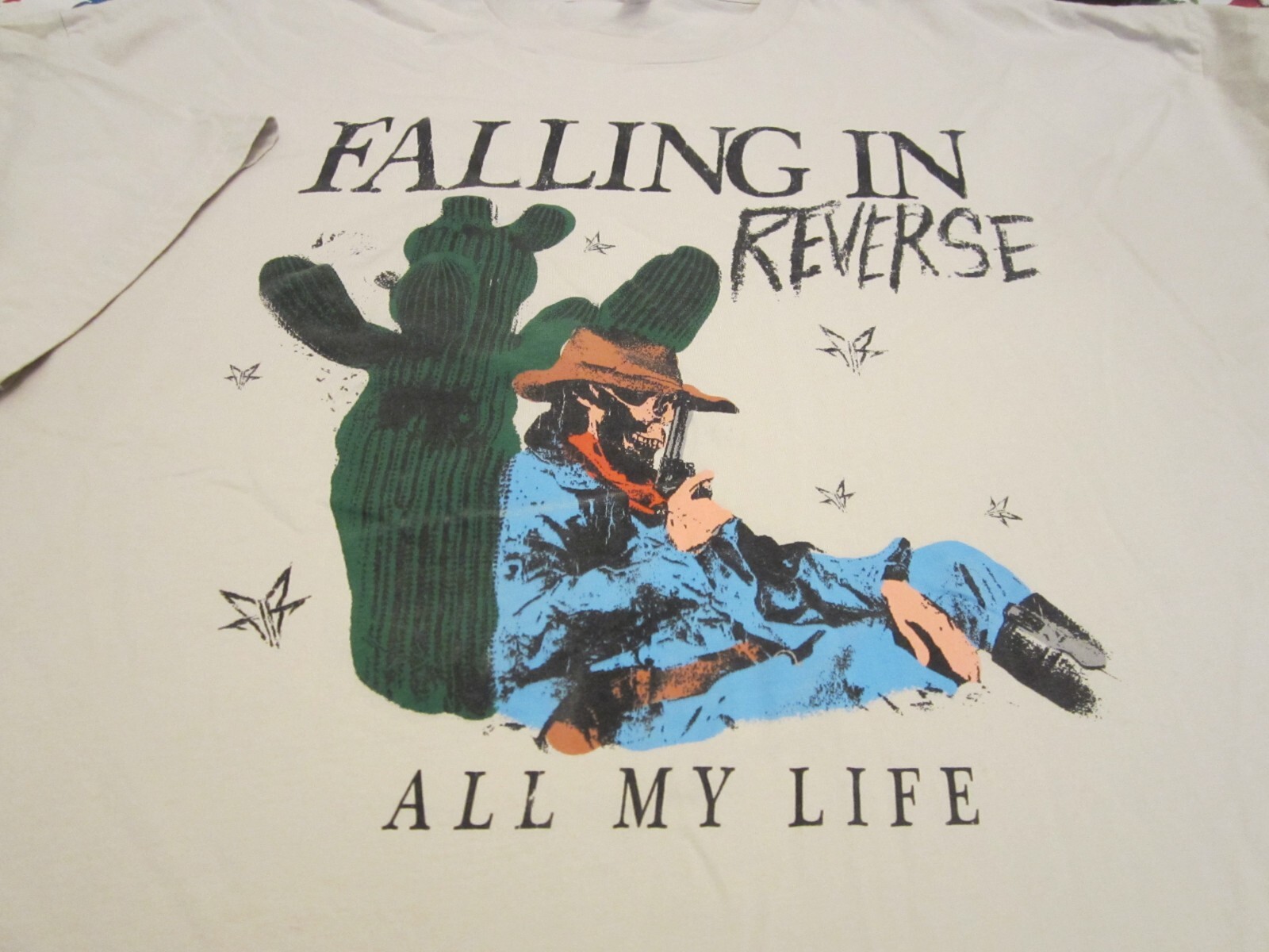 Falling In Reverse Concert T-Shirt - Tan - 3XL - All My Life gallery
