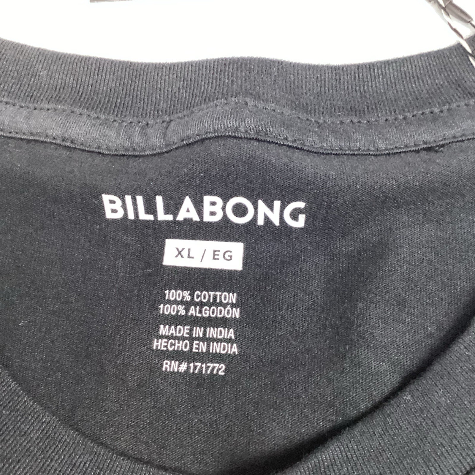 Billabong Black Short Sleeve Graphic T-Shirt Size XL NEW! Retail $50 gallery