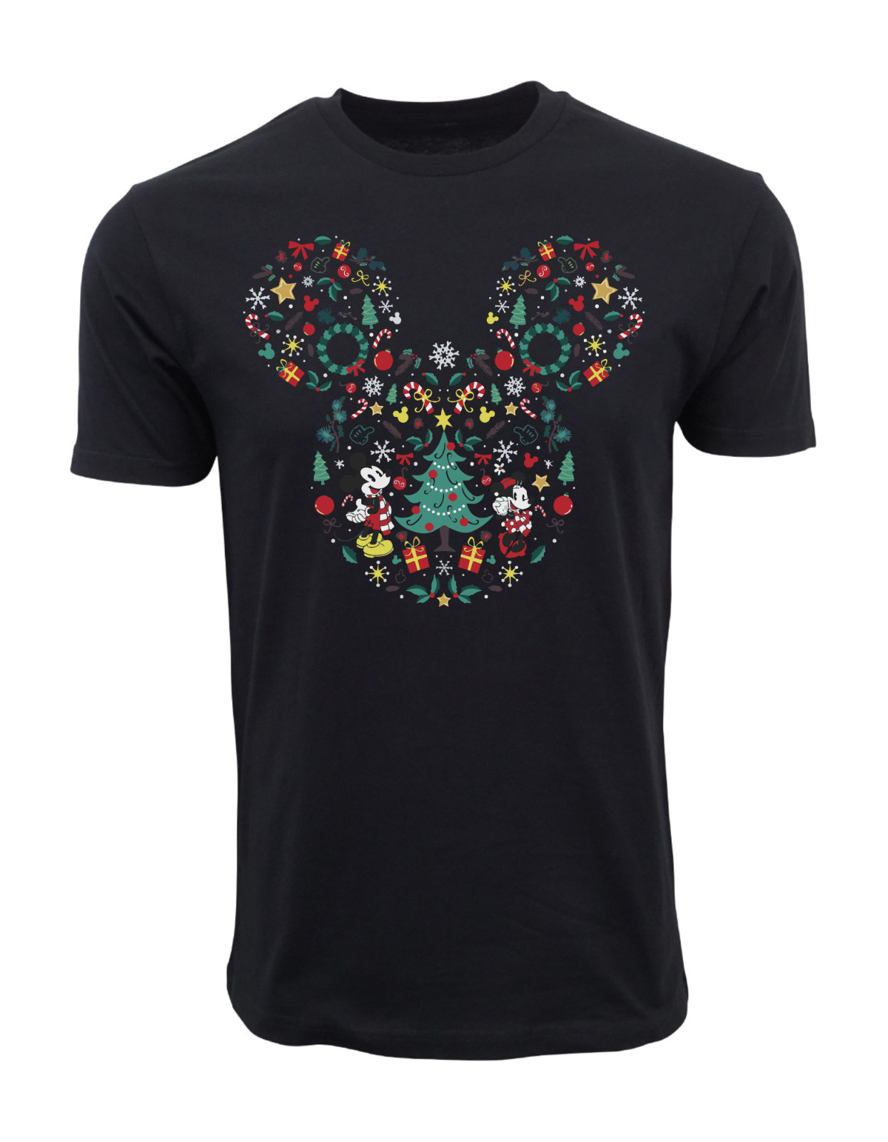 DISNEY MICKEY MOUSE CHRISTMAS MENS T SHIRT gallery