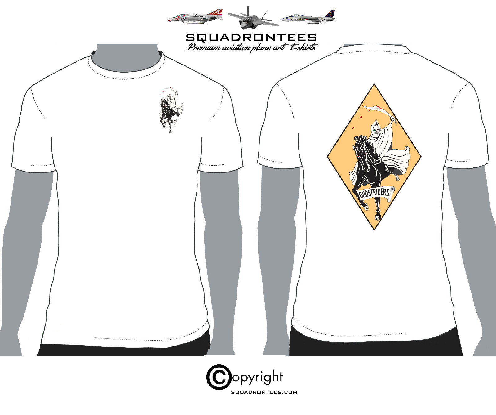 VF-142 Ghostriders Squadron T-Shirt, USN Licensed Product gallery