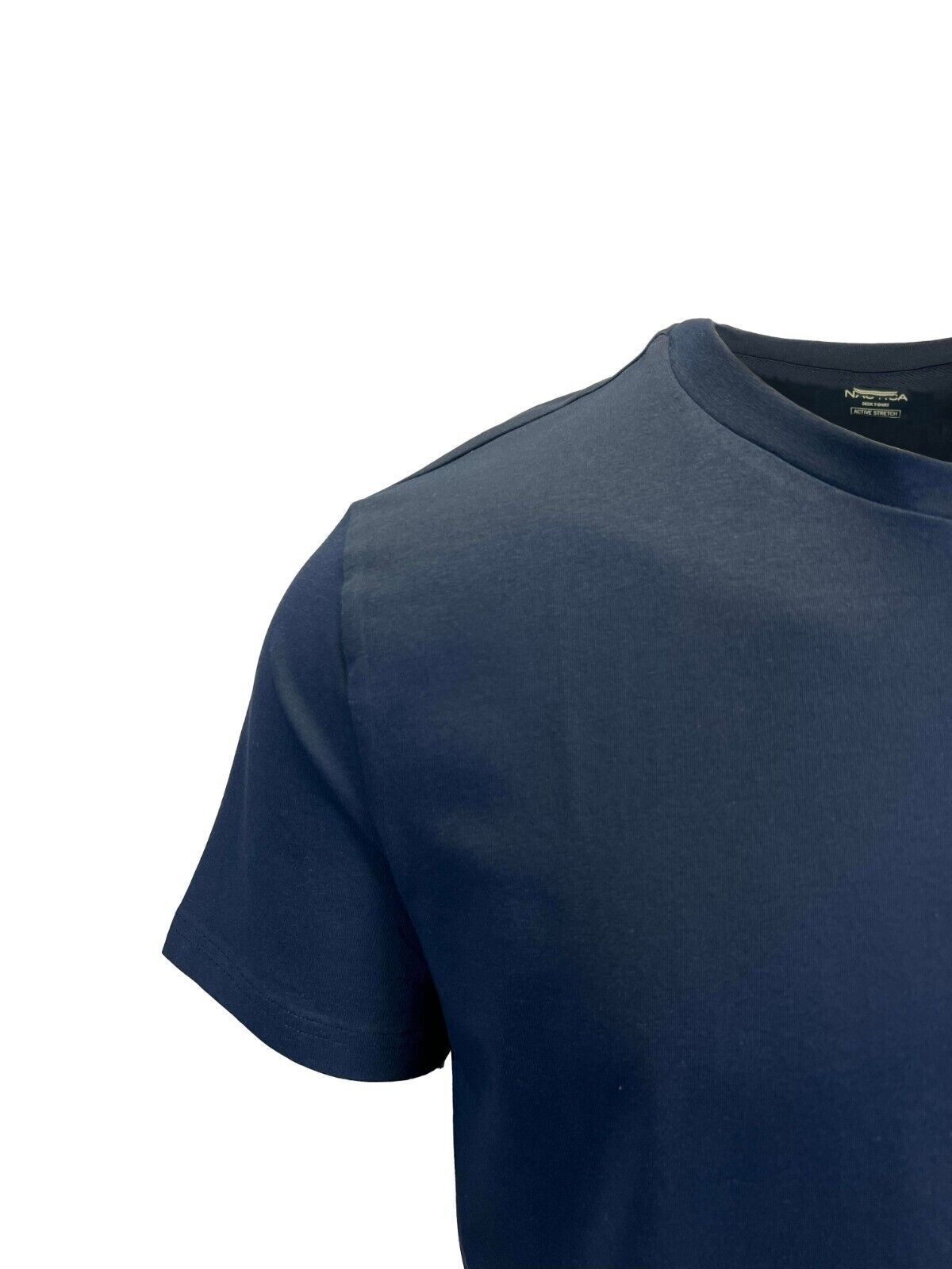 Nautica Men's T-Shirt Solid Crew Neck Short Sleeve Pocket gallery