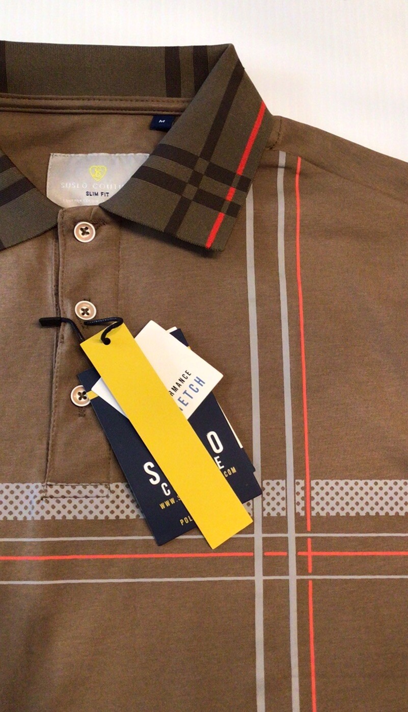 Men's Luxurious Polo Shirt,Italian Style,Stretch M to 4XL….A8.A gallery