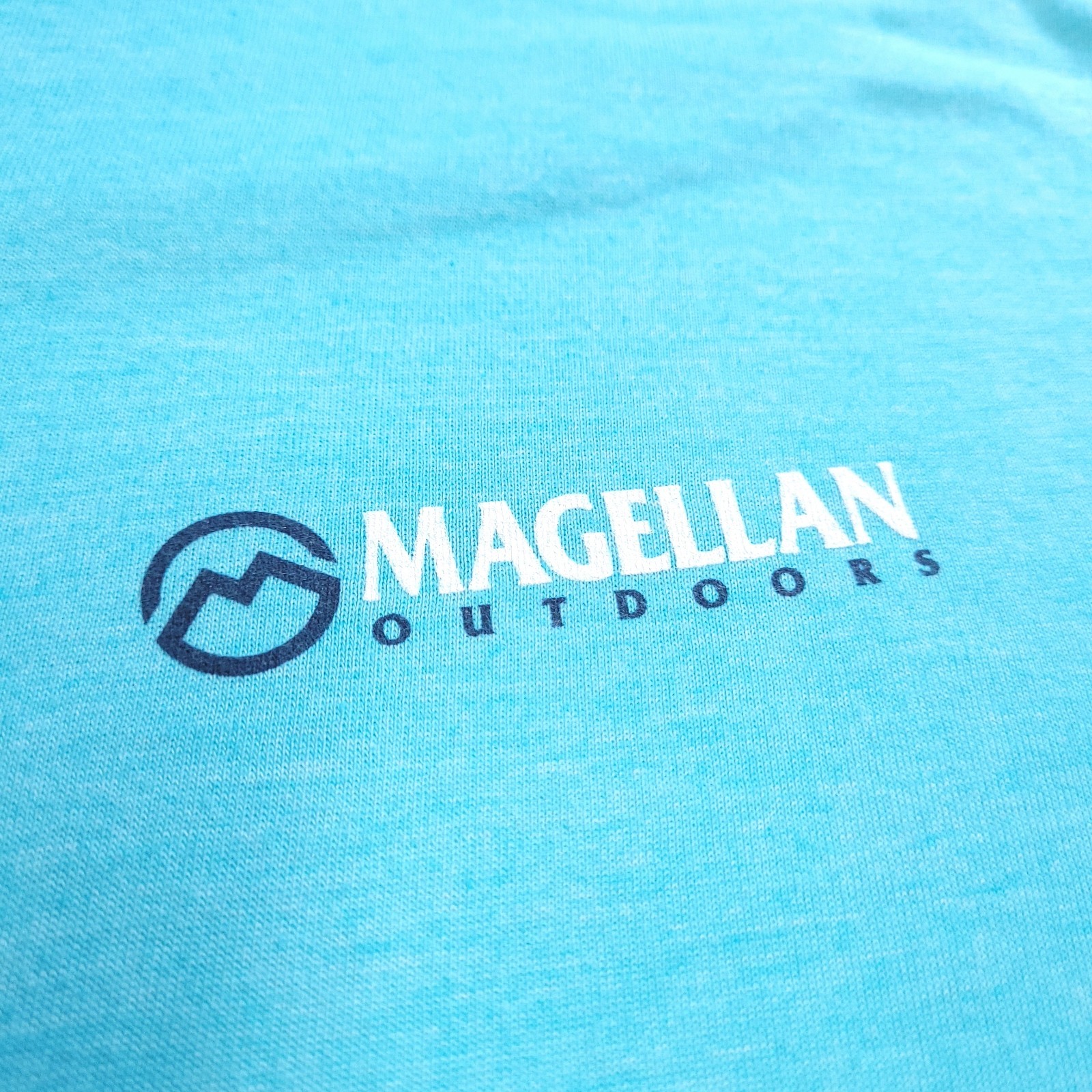 Magellan Outdoors Charter Fishing Boat Large Shirt USA Blue Sportsman Ocean Sea gallery