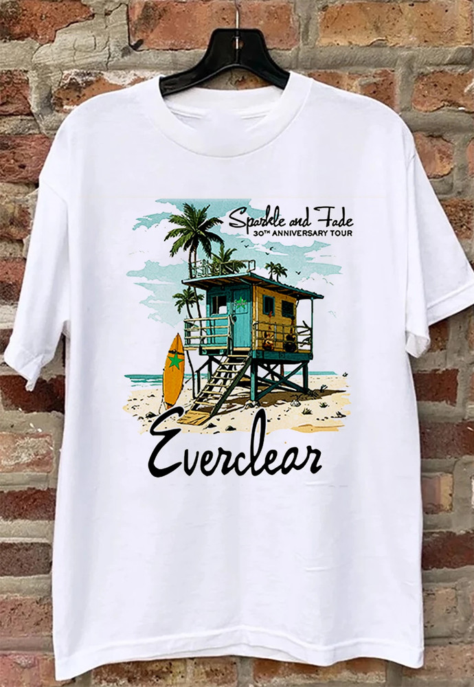 Everclear Sparkle And Fade 30th Anniversary Tour T Shirt Full Size S-5XL