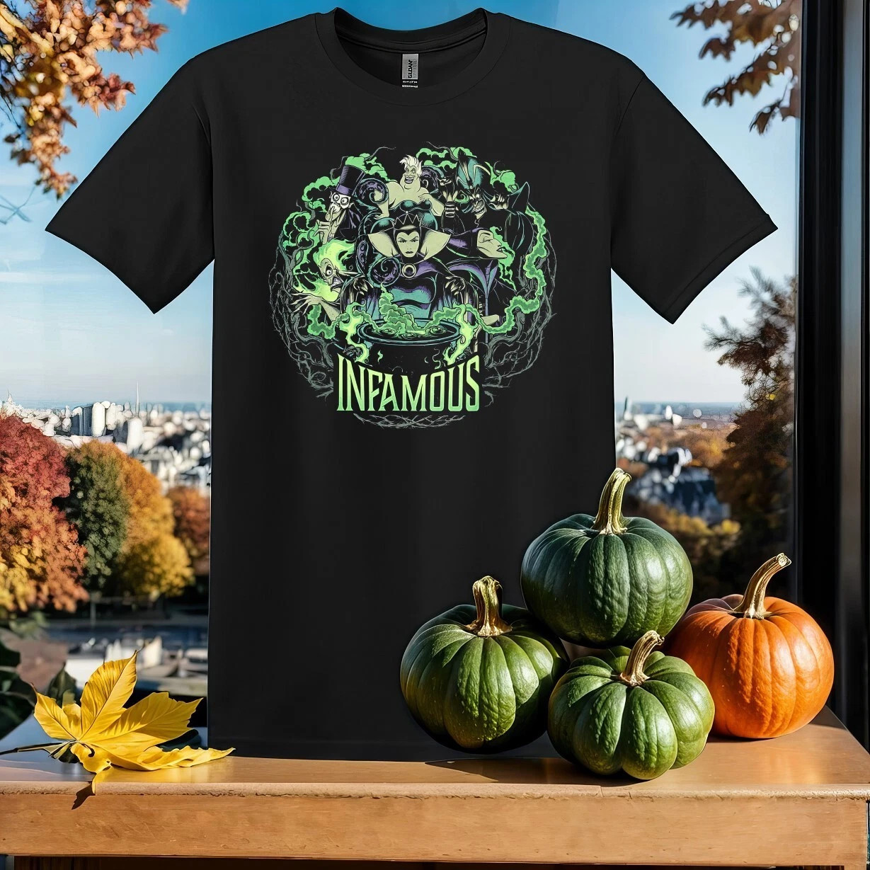 DISNEY VILLAINS TEAM BLACK T SHIRT GIFT FOR FRIENDS gallery