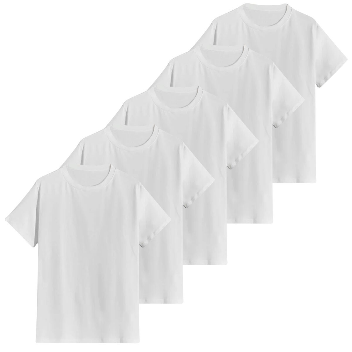 Uneek 5 PACK Unisex Mens CLASSIC T-SHIRT Plain 100% Cotton Blank Tee T shirt TOP gallery
