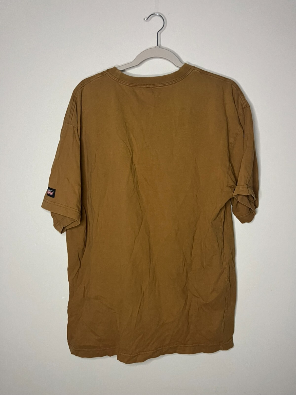 Genuine Dickies Camel Brown Short Sleeve Cotton Pocket T-Shirt Men Size X Large gallery