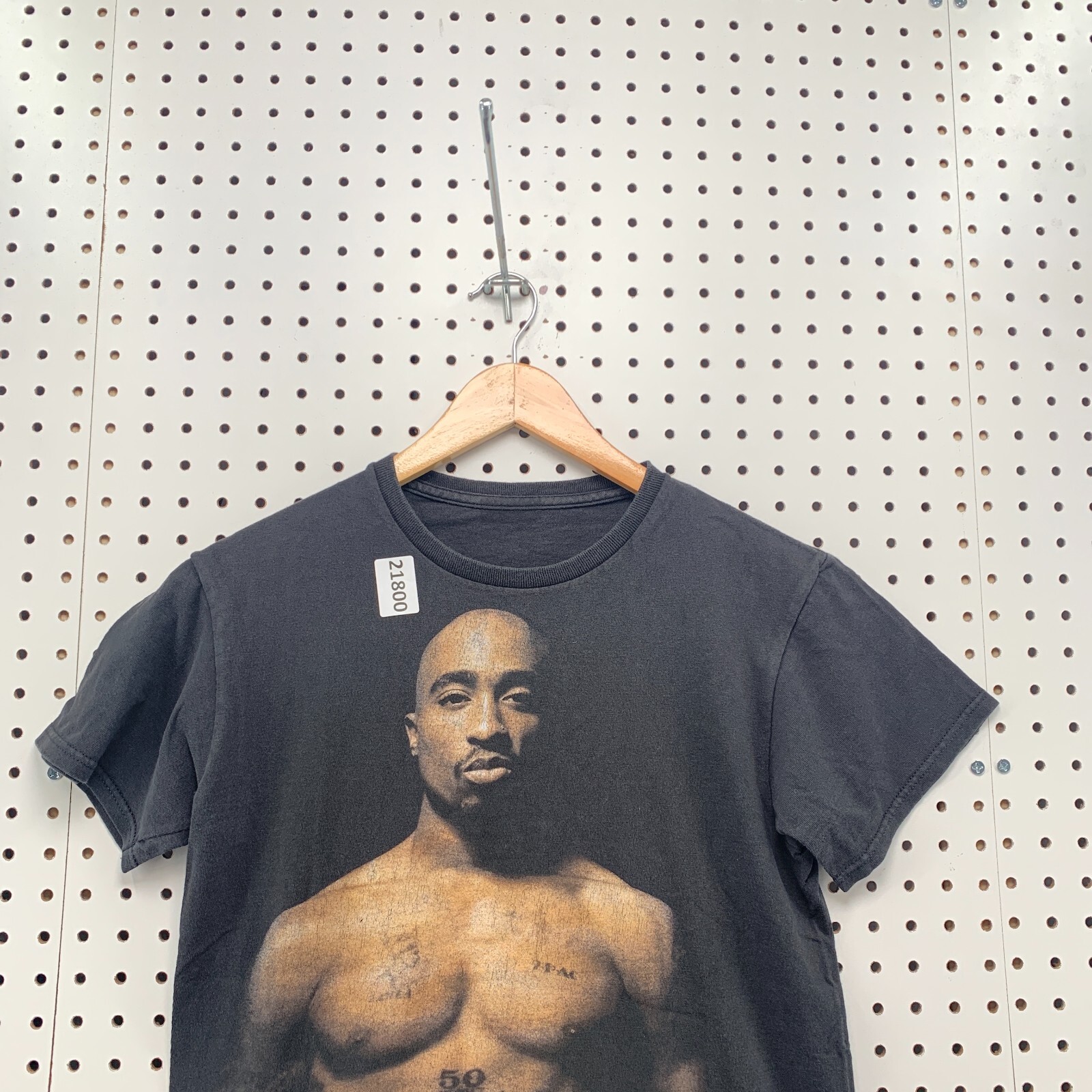 Tupac 2PAC Shirt Black If You Dont Know Me Dont Judge Me Fit Women M 17.5x25 gallery