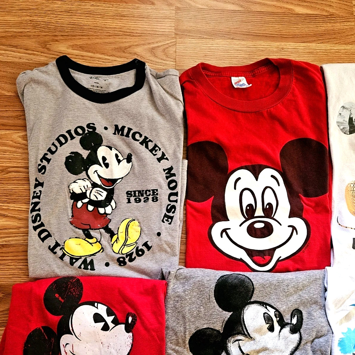 Disney Mickey Mouse Adult 6 T Shirt Bundle Various Sizes Modern Vintage M - 3XL gallery