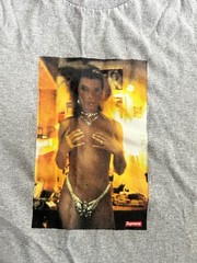Supreme Box Logo SS18 – Nan Goldin – Kim Rhinestone Tee Shirt – XL Gray