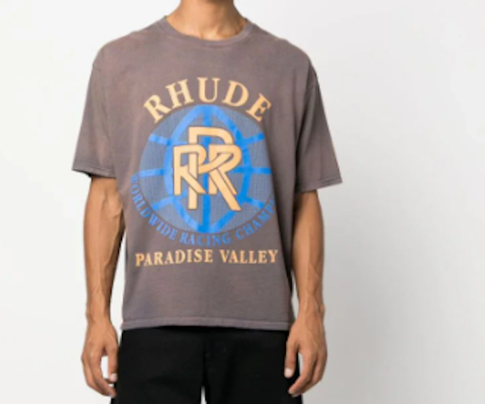 RHUDE Men’s T-Shirt Size Large Paradise Valley Made in USA 100% Cotton