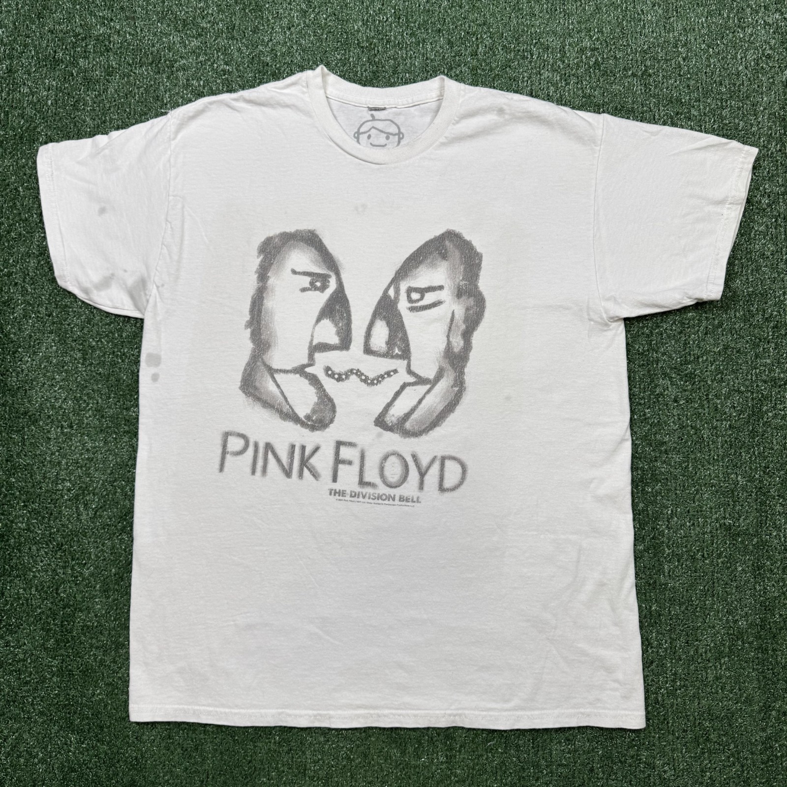 Pink Floyd The Division Bell T Shirt Mens Size L White Goodie Two Sleeves