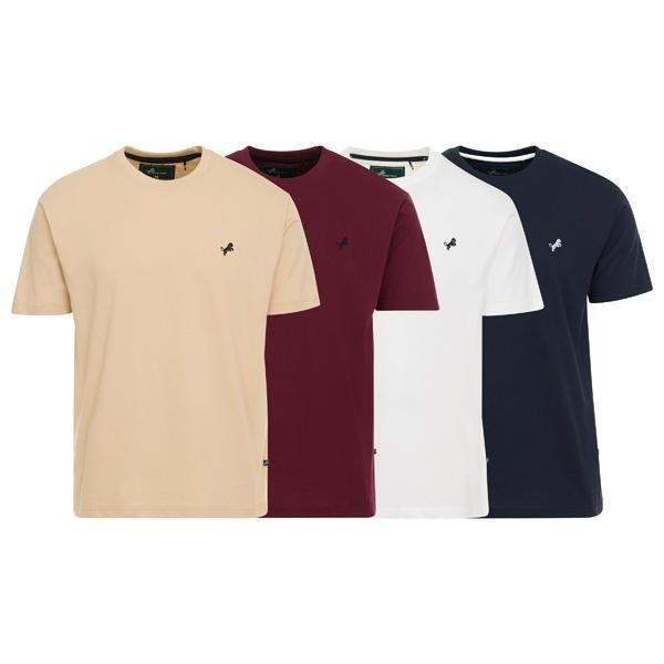 4 Pack Tiger Wolf Men's Classic Short Sleeve T-shirt 100% Cotton Sizes S-XL gallery
