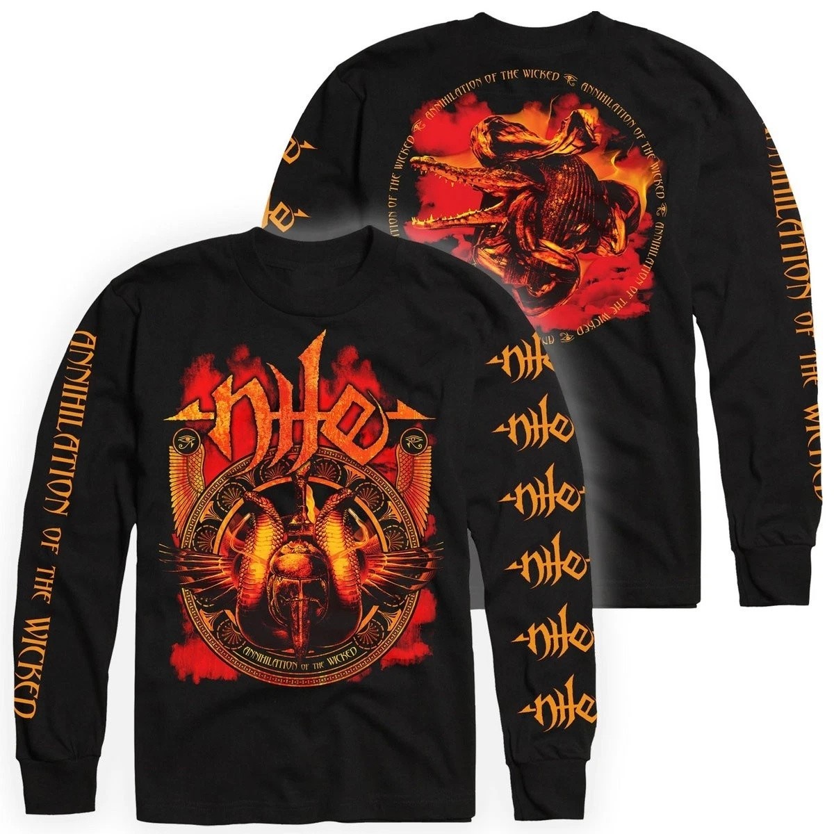 Annihilation of the Wicked BAND NILE BAND LONG SLEEVE DRESS SIZE S-5XL FN2245