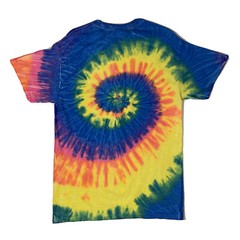 Gildan Clearwater Beach Florida Fluro Tye Dye Medium