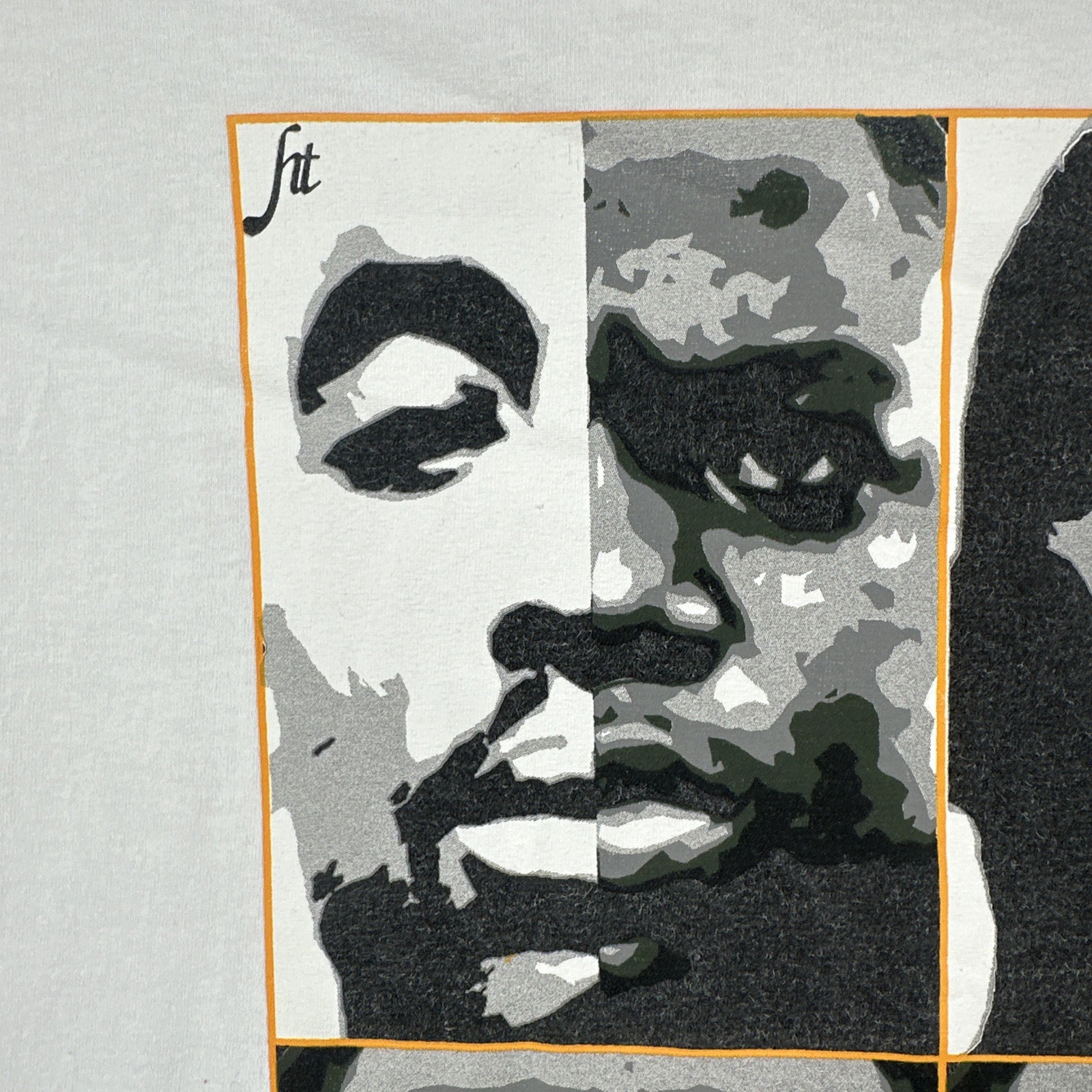 Vtg Alstyle Y2K Mens 2XL White T Shirt Tupac Notorious BIG Portrait Art Rap Tee gallery