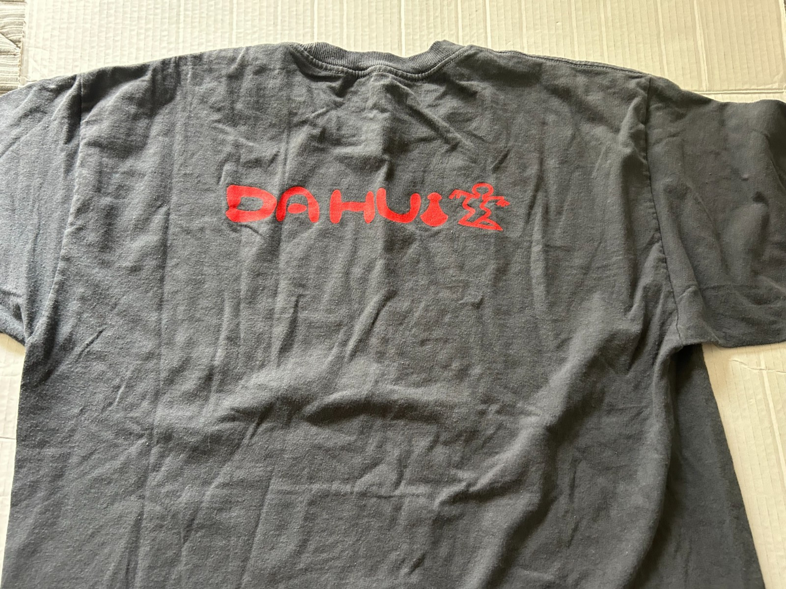DA HUI HAWAII VINTAGE SIZE L GRAY SHORT SLEEVE T-SHIRT.SEE DESCRIPTION gallery