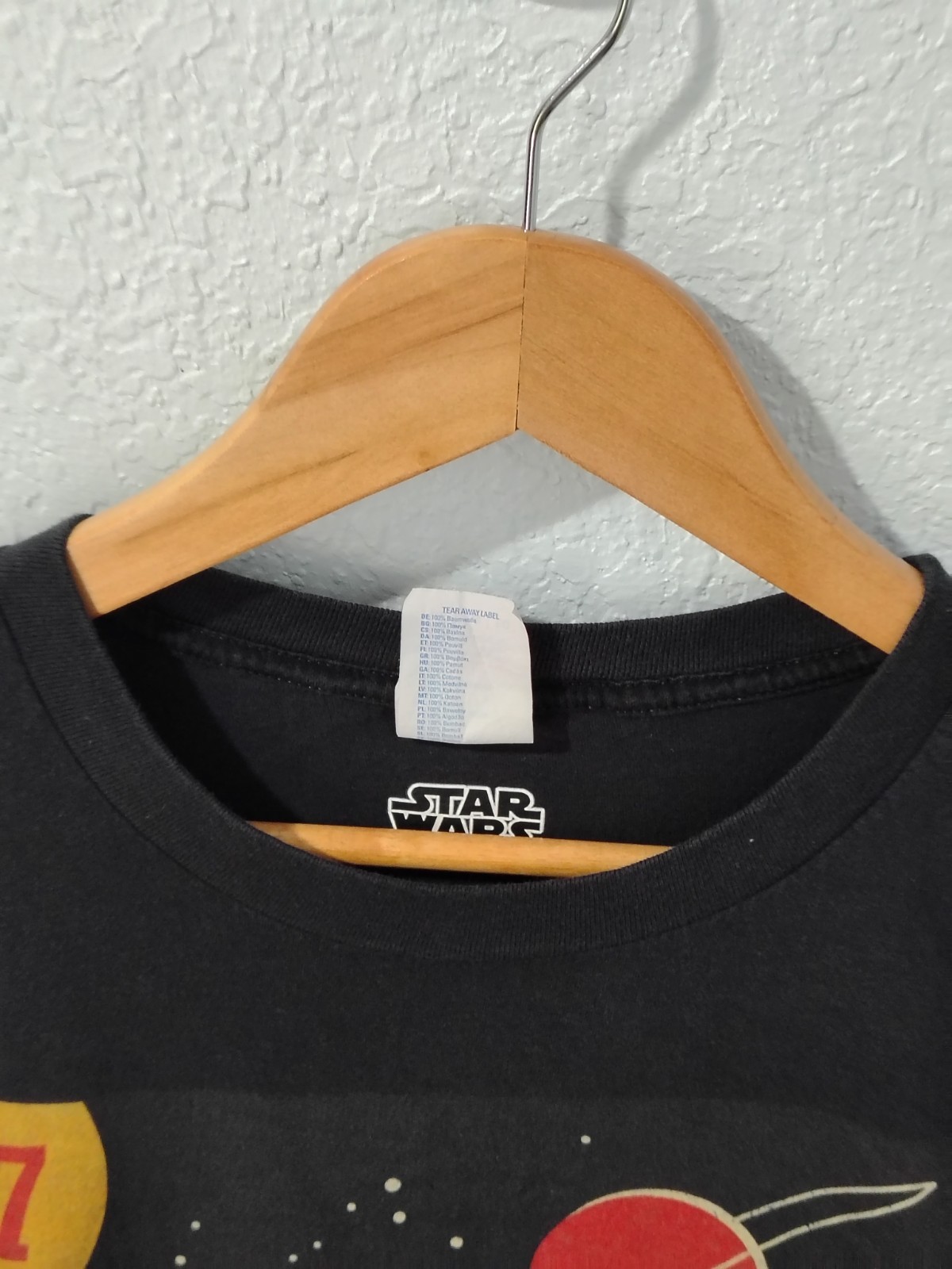 Star Wars Boba Fett T-shirt Black Retro '77 Bounty Hunter Tee 2xlarge: B120 gallery