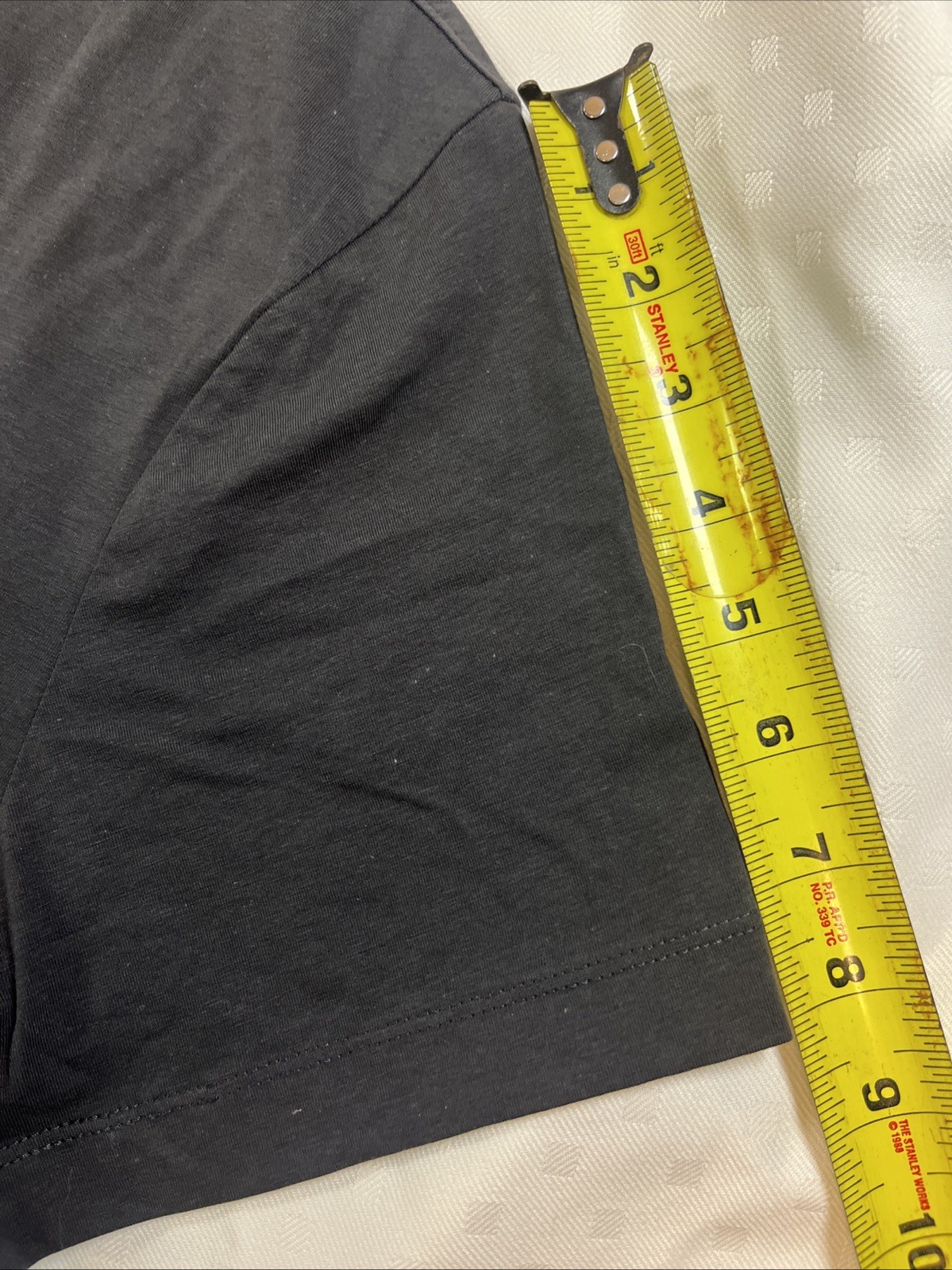 Mens L Vince Camuto Charcoal Short Sleeve Henley NWT gallery