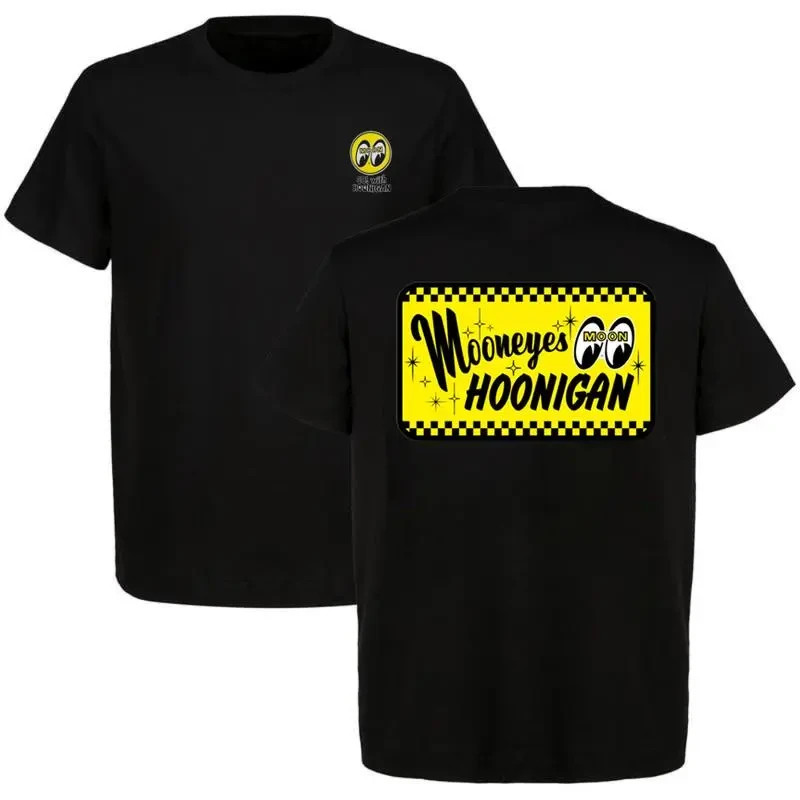 Mooneyes Hoonigan T-Shirt, Retro Hot Rod Graphic Tee, Soft Cotton Blend Shirt gallery