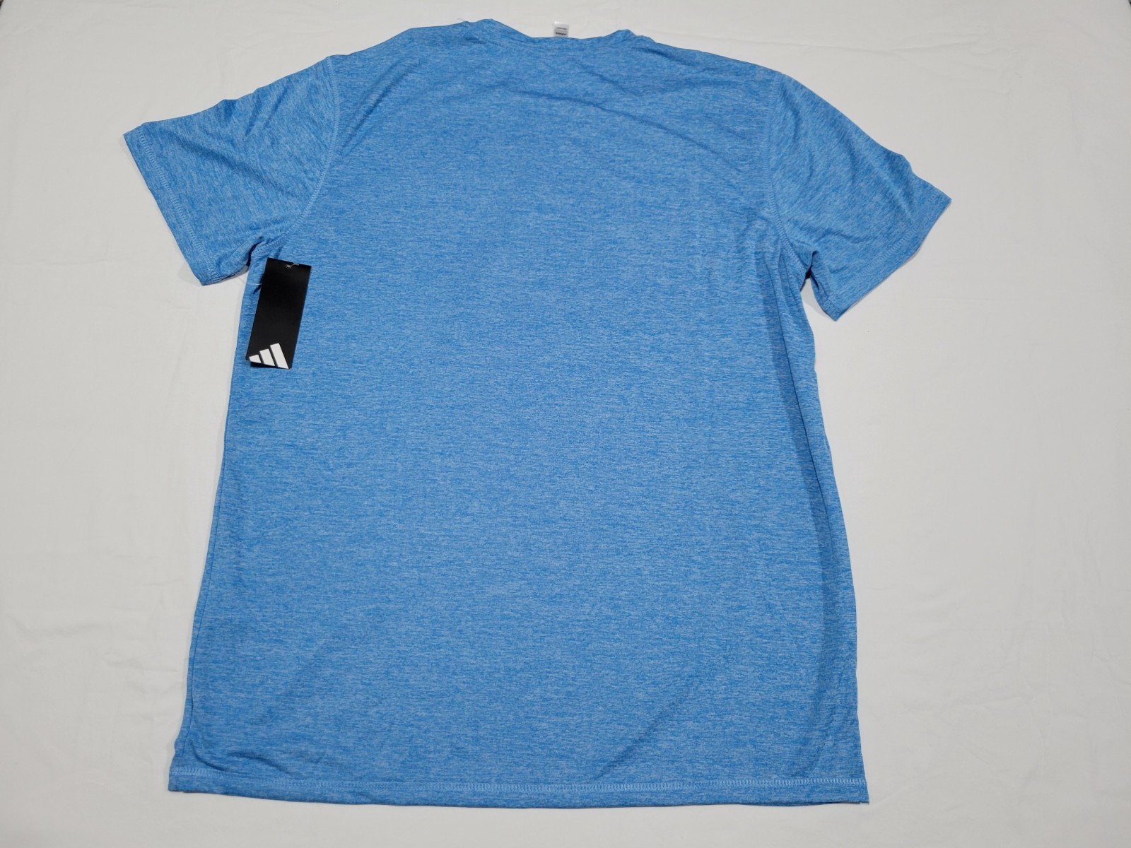 Adidas Men's Tech Tee Short Sleeve Sports -Running Training Shirt Blue Crew gallery