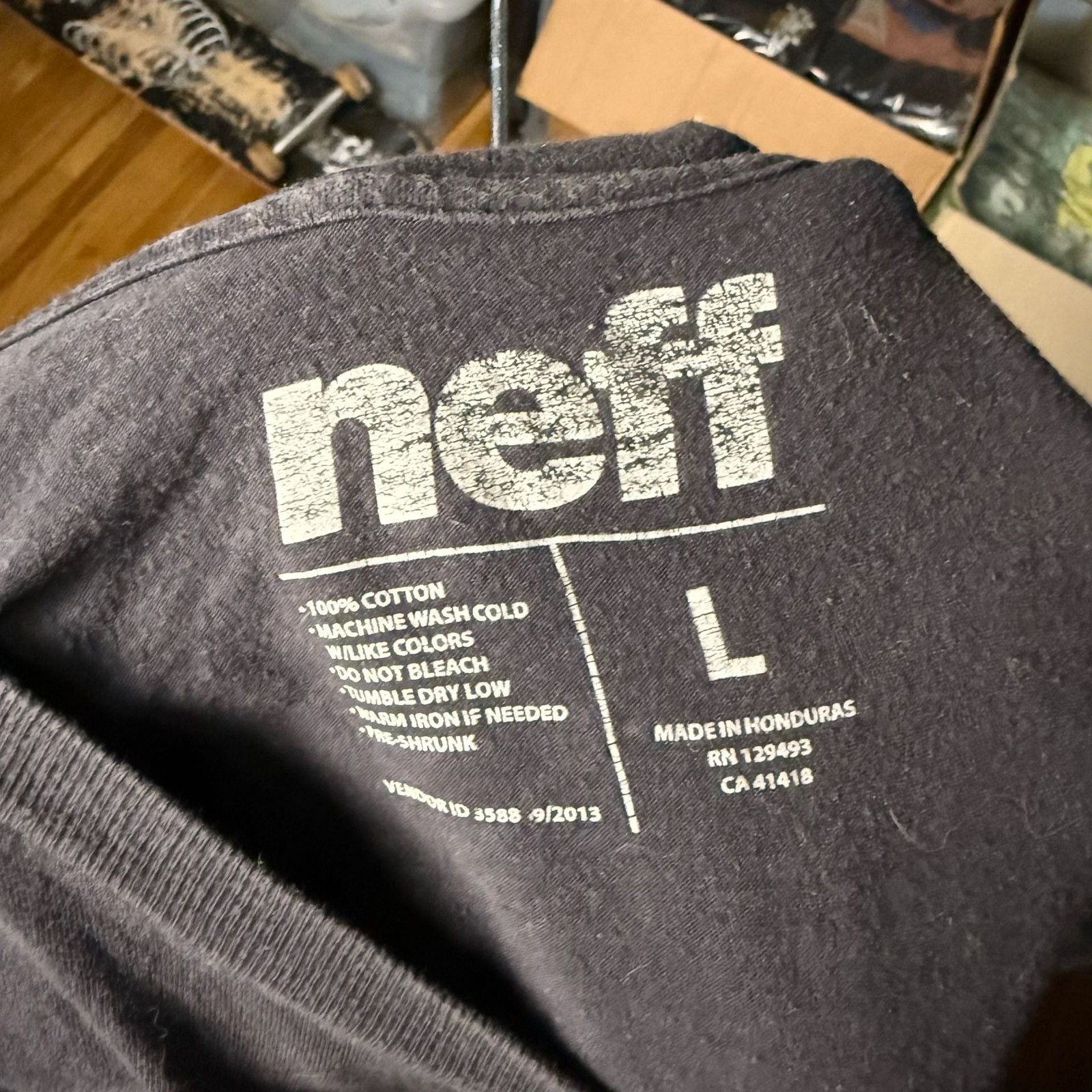 Neff x RiFF RAFF Neon Icon Collection Distressed Sleeveless Muscle Tee gallery