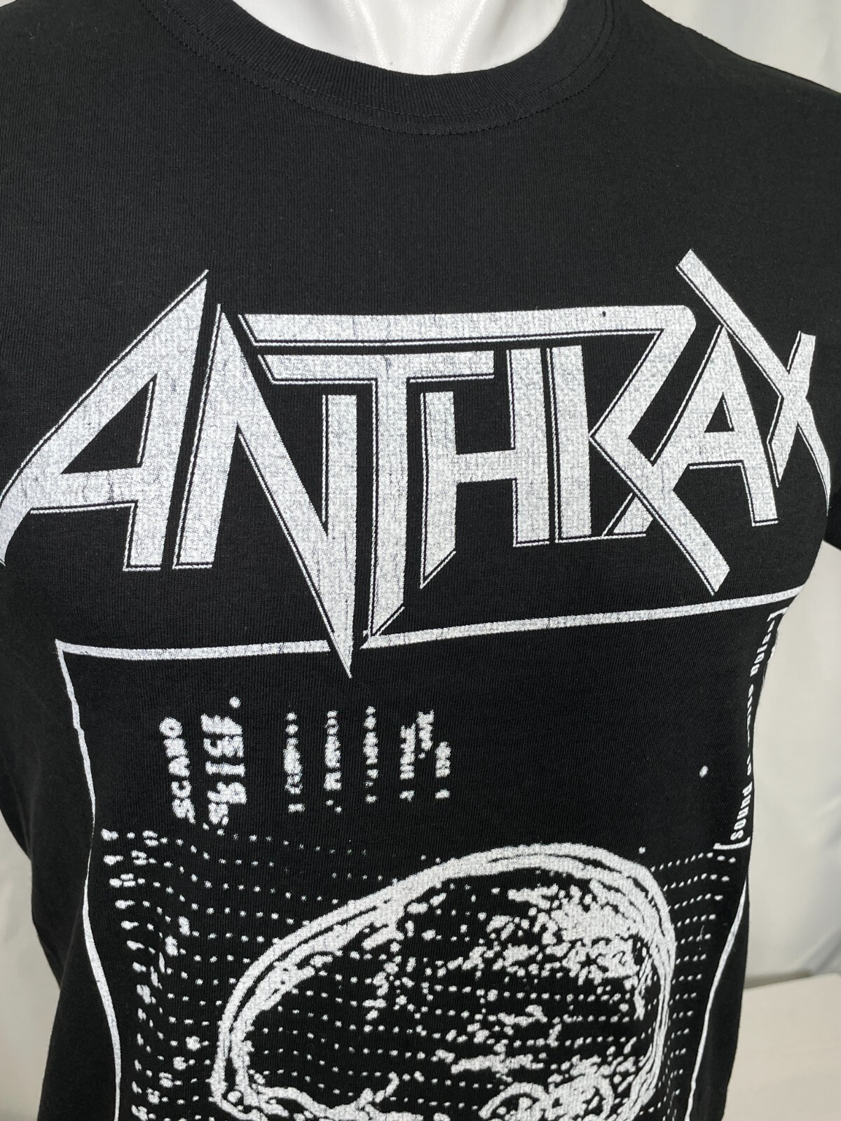 Anthrax Sound of White Noise Album Cover Men's T-Shirt - Black gallery