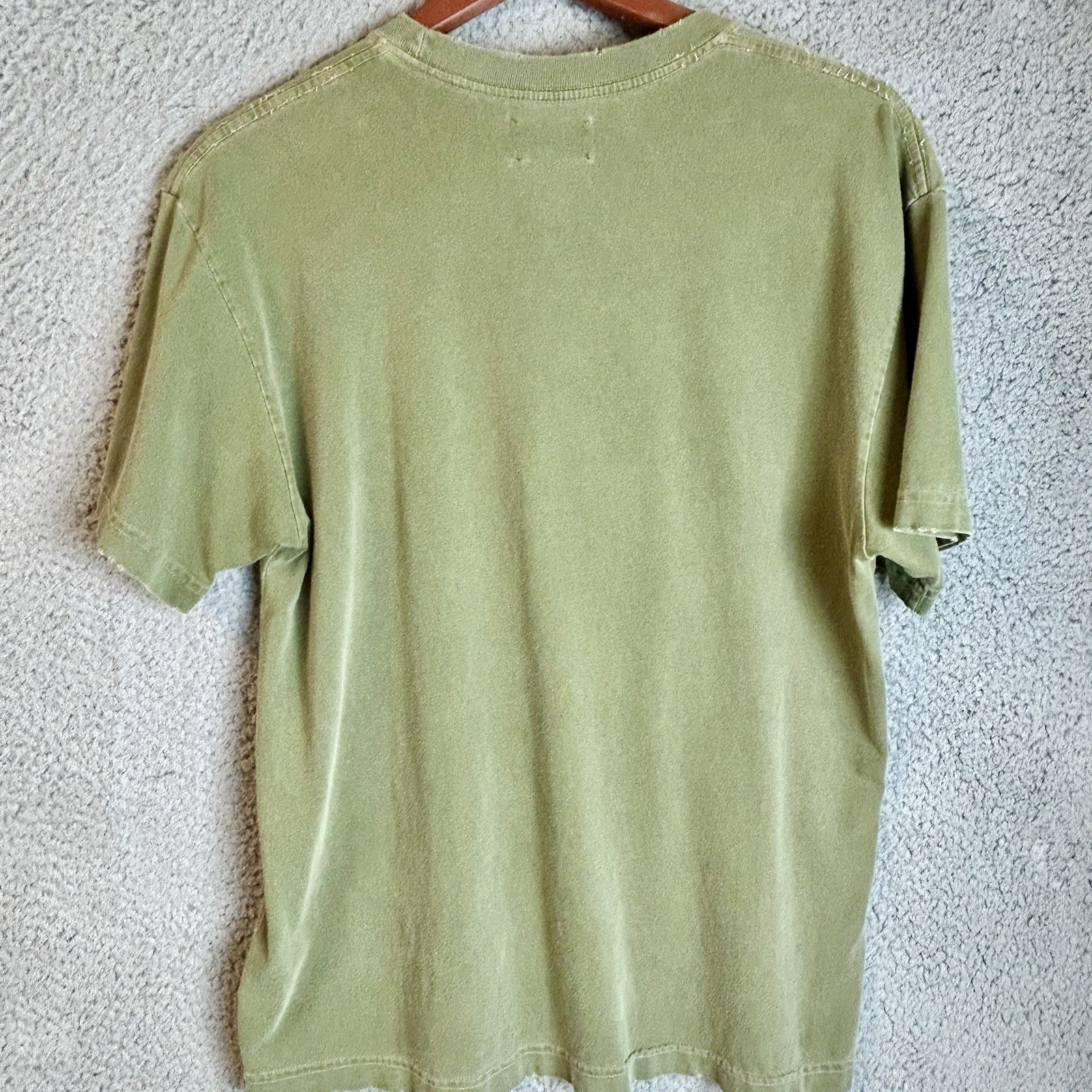 Machus Private Label Modern boxy fit Vintage Wash T Shirt Matcha Size S/M Pdx gallery
