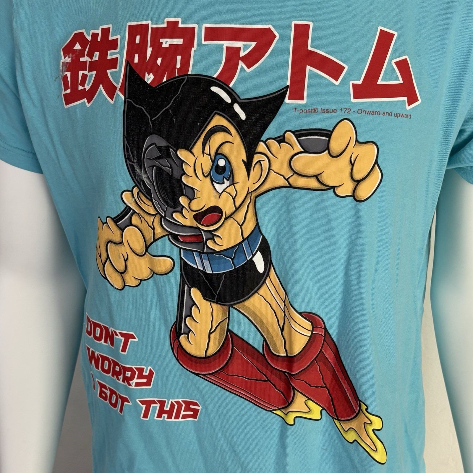 Astro Boy x T-Post Issue 172 Large Graphic T Shirt Sz XL Onward and Upward Japan gallery