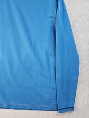 Bugatchi Uomo Men’s S Blue Long Sleeve Pullover Layer