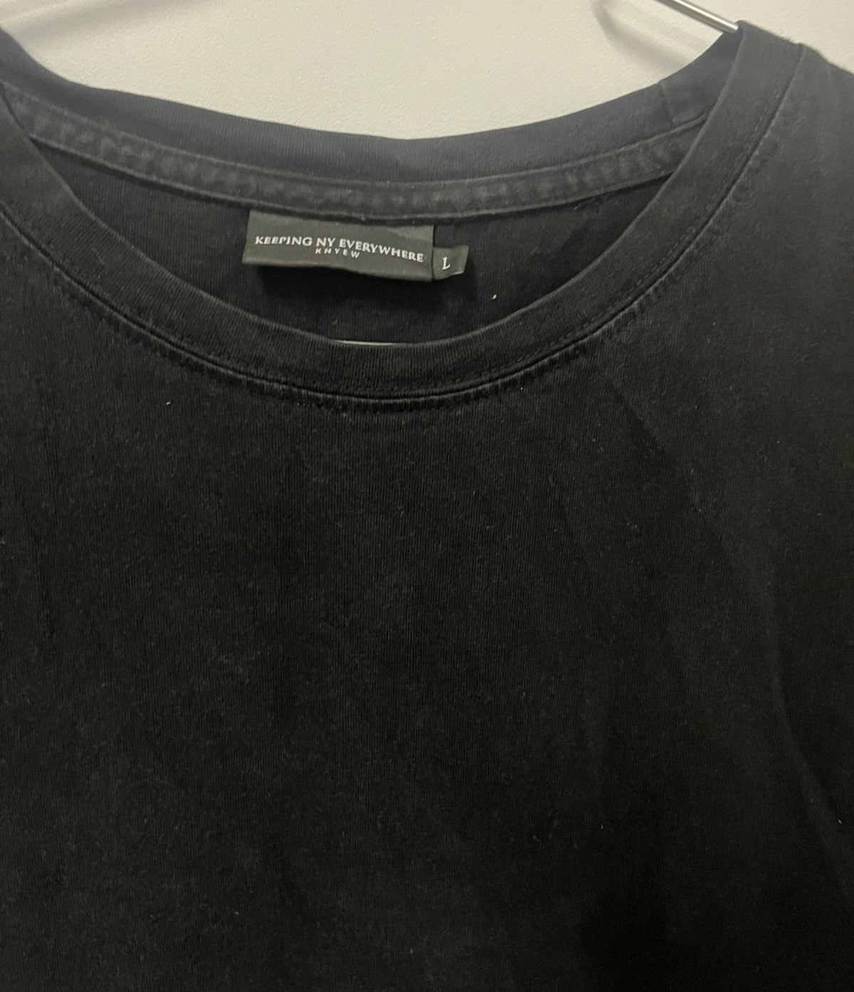 Keeping NY Everywhere T Shirt Black Cotton Men's Large Organic Cotton Perfecto gallery