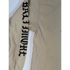 Baltimore Tattoo Arts Convention Long Sleeve Graphic Tee Tan Mermaid Crab XL