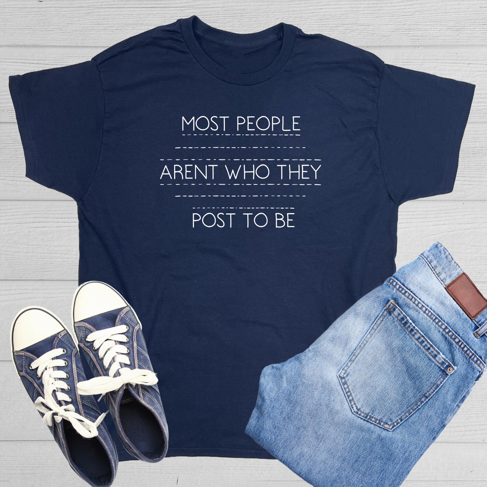 Most People Sarcastic Humor Graphic Tee Gift For Men Novelty Funny T Shirt gallery