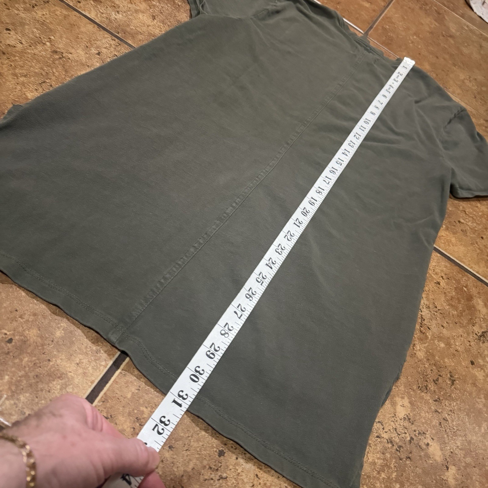 FOG Fear of God Collection One 2015-2016 Green Long Tee small Jerry Lorenzo gallery