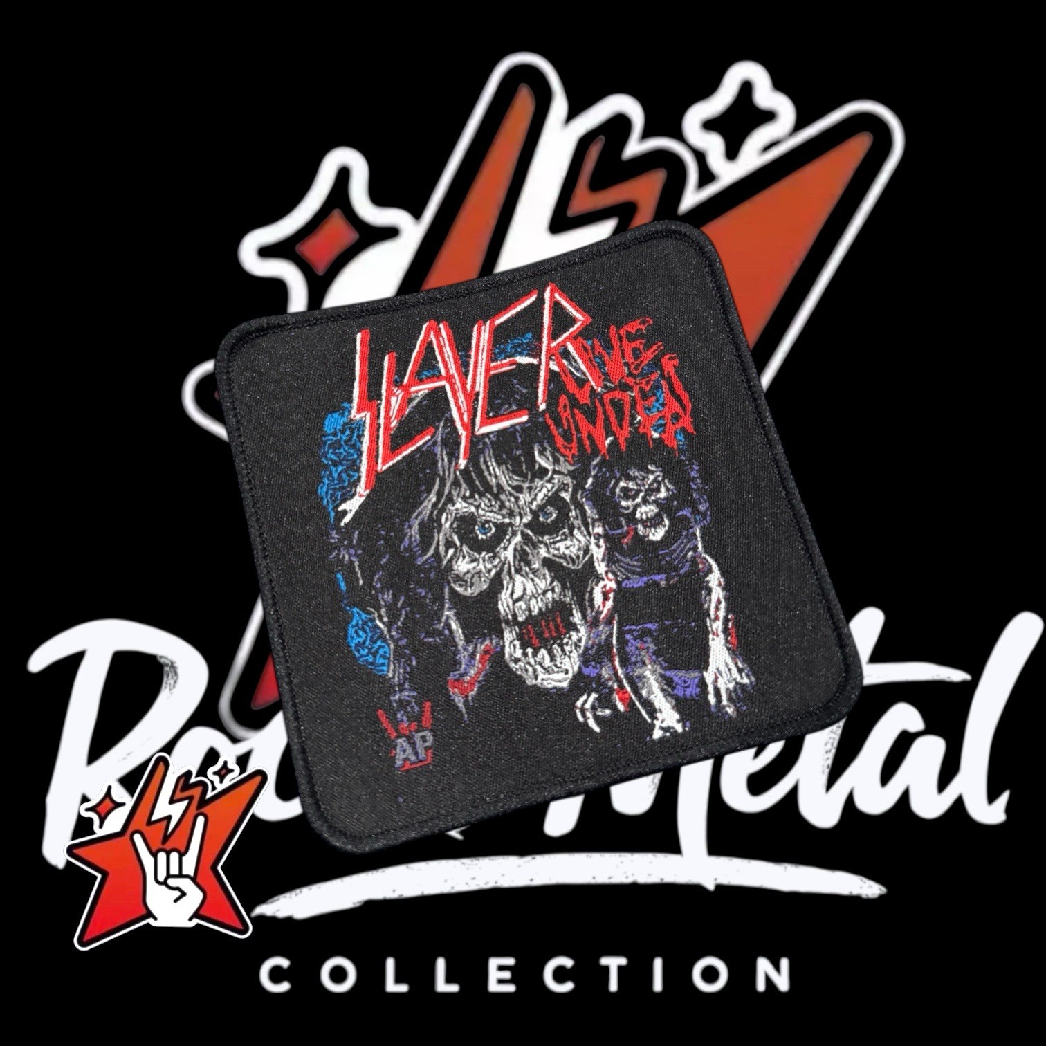 Slayer Exclusive Woven Patches Megadeth Testament Metallica Exodus Anthrax gallery