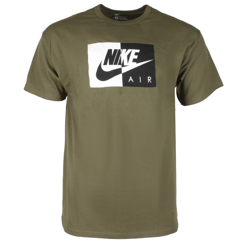 Nike Air Men's Athletic Short Sleeve Color Blocked Logo Gym Graphic T-Shirt gallery