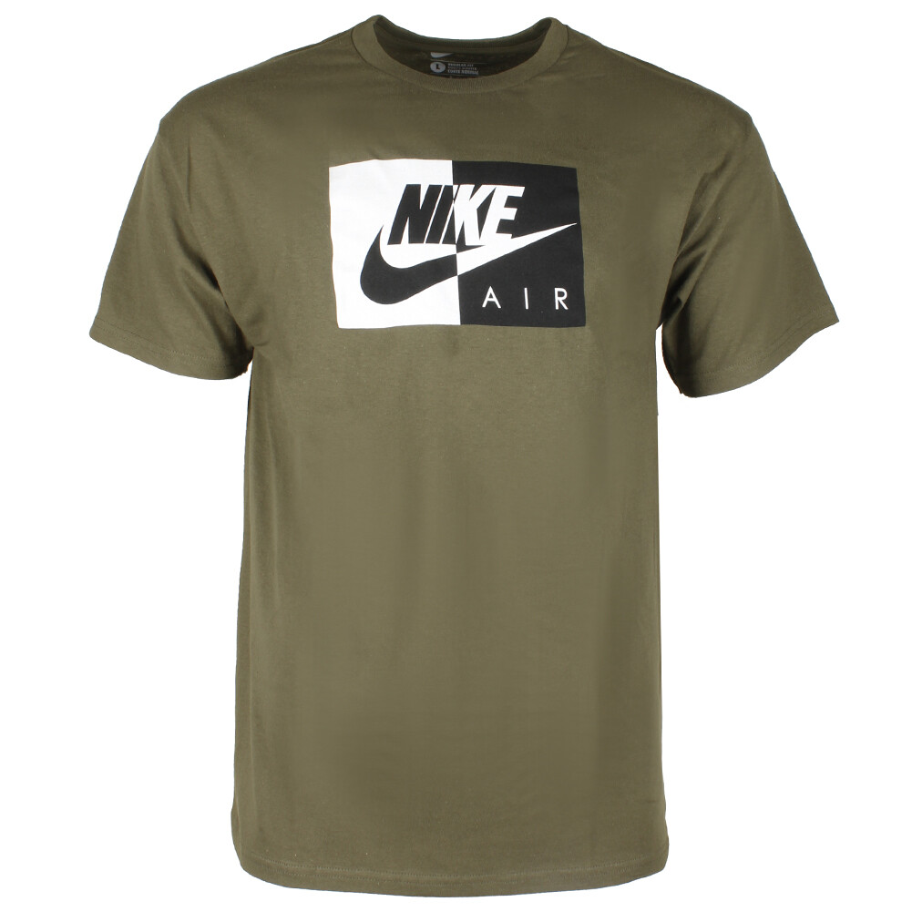Nike Air Men's Athletic Short Sleeve Color Blocked Logo Gym Graphic T-Shirt gallery