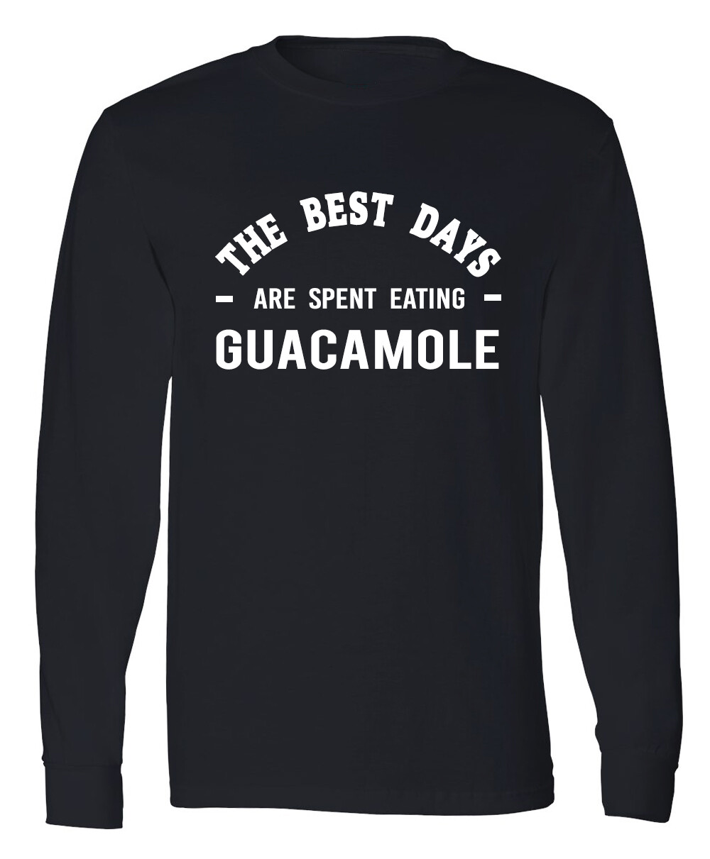 Guacamole Long Sleeve T-Shirt Avocado Vegetarian Food Funny Tee gallery