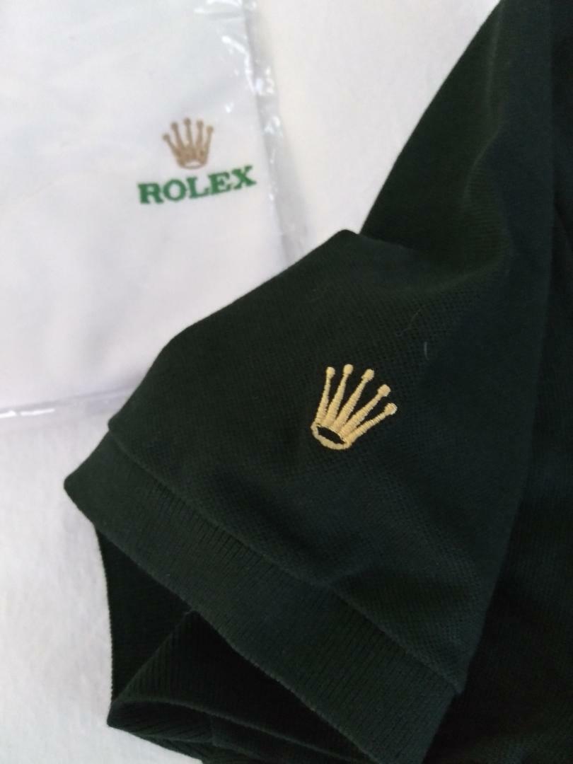 *** Rolex New Mens XXL Event Shirt Golf / Tennis Whites Mens 100% Cotton *** gallery