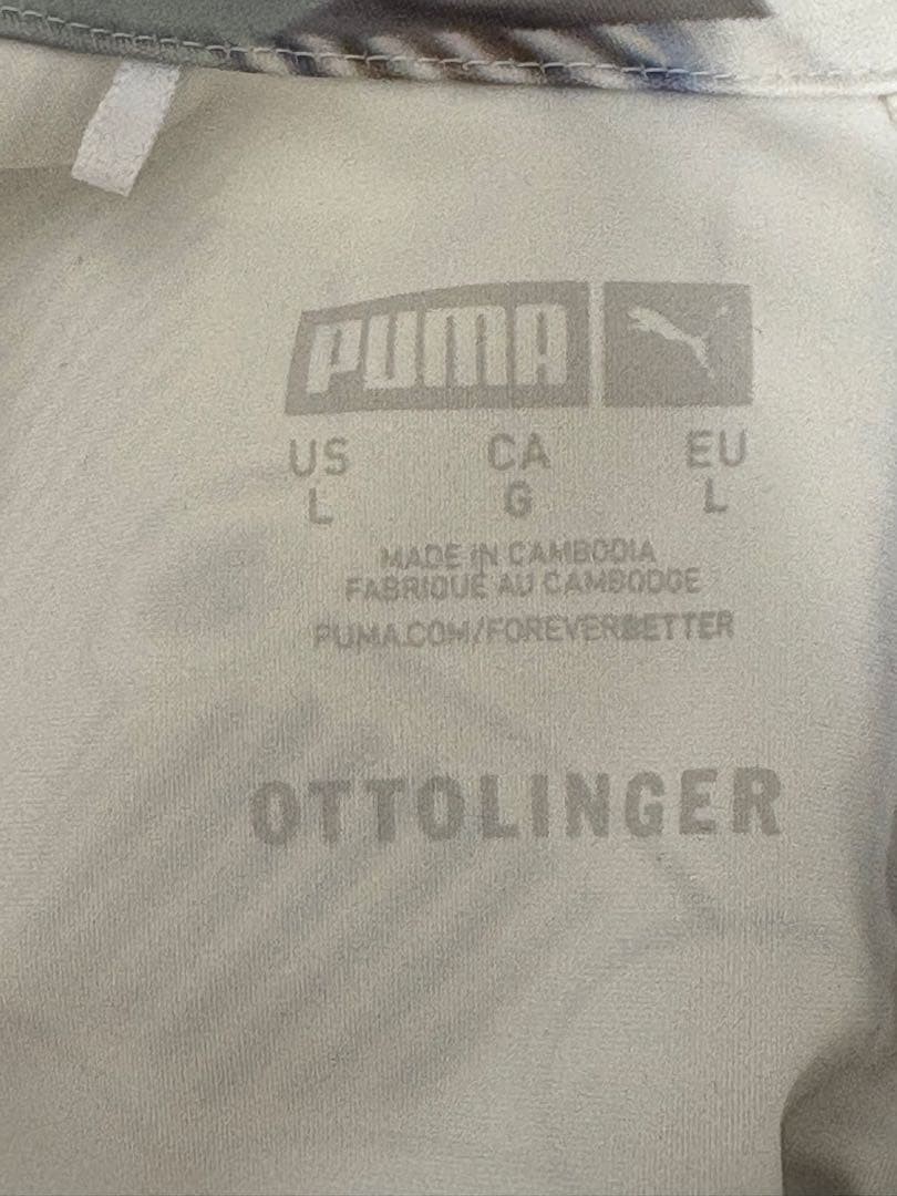 PUMA x OTTOLINGER Cyber Print T Shirt Size L Y2K Graphic Streetwear gallery