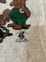 Vintage XL Canada Beer Pub Comedy Graphic T-shirt Beavers And Lumber Jack