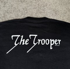 MO Knits Black Iron Maiden The Trooper Graphic Heavyweight T Shirt XXL