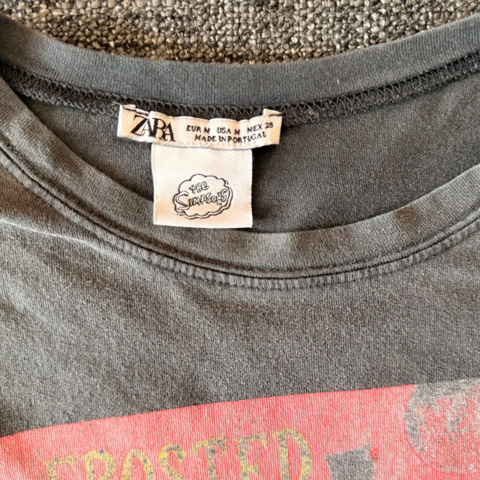 Zara The Simpsons Frosted Krusty O's Graphic T-Shirt gallery