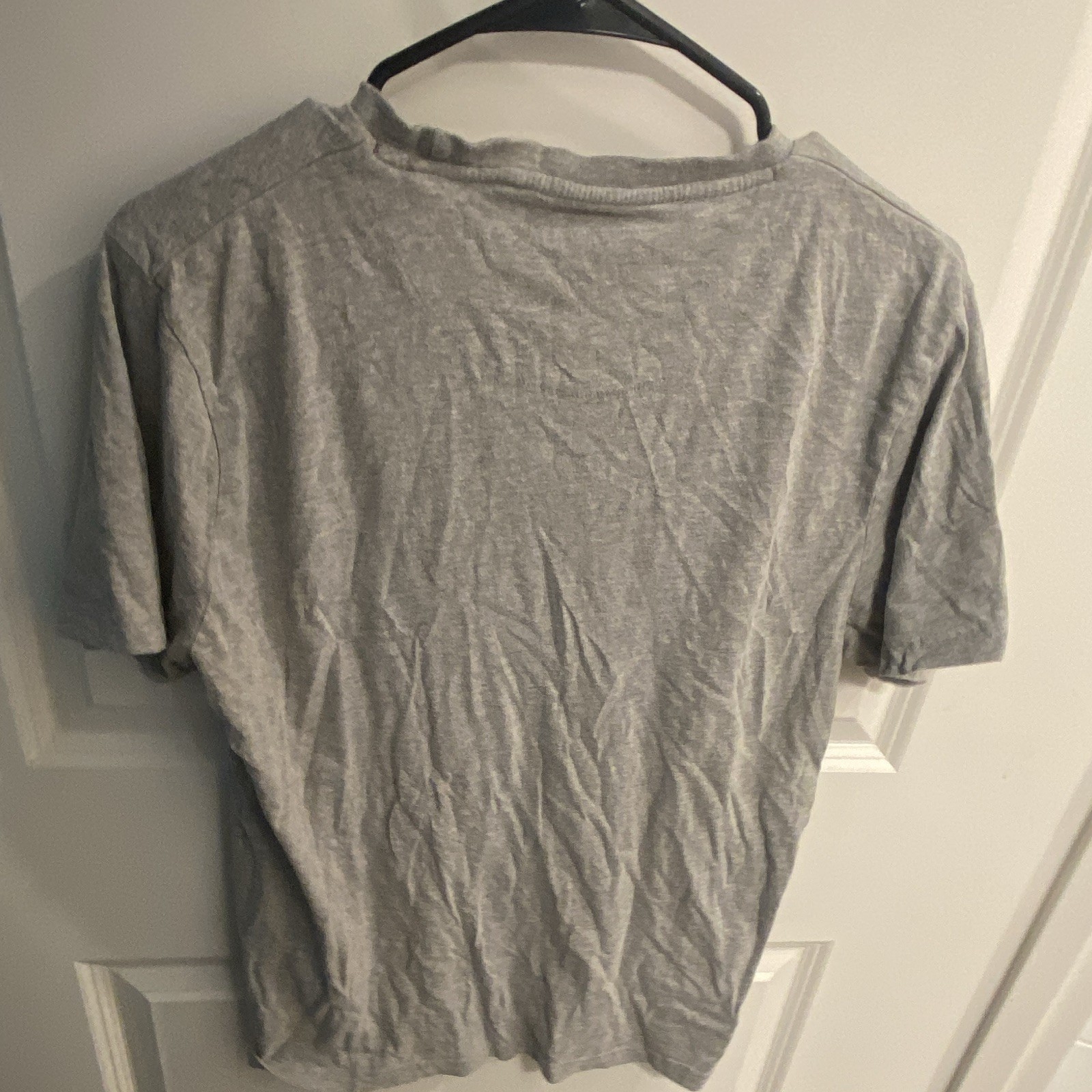 Denim & Flower Men Gray Rainbow "Be Yourself" Graphic Print Crew Neck Tee M gallery