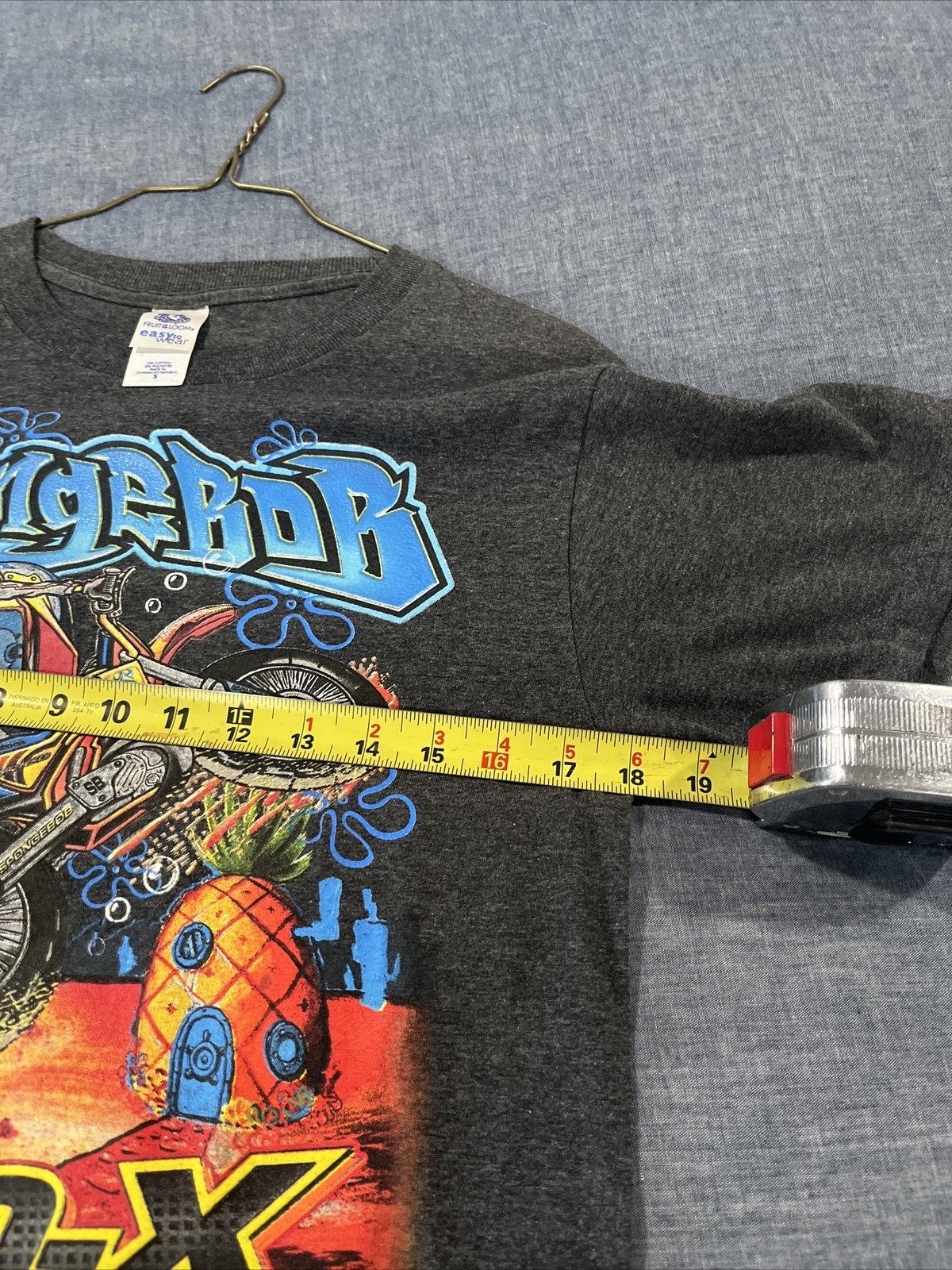SpongeBob Moto-x Pro- Series Shirt Size Small gallery