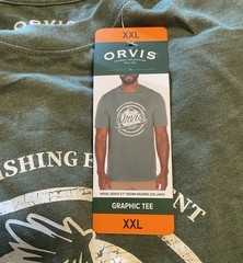 Orvis Classic Fit Collection Men’s Graphic Tee Shirt Duck Green Size XXL NWT